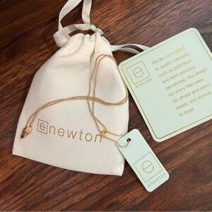 eNewton classic gold necklace 17 inch